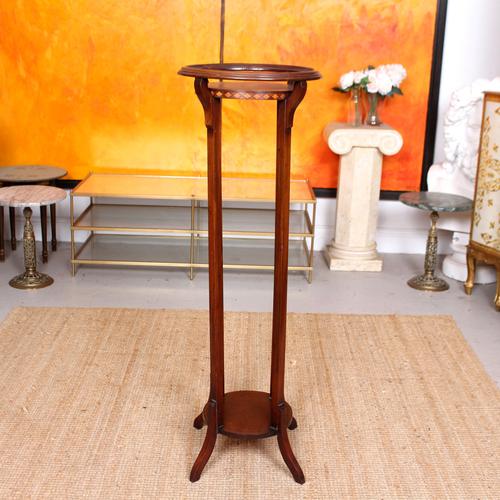 Jardinière Inlaid Mahogany Plant Stand (1 of 8) Jardinière Inlaid Mahogany Plant Stand (1 of 8)