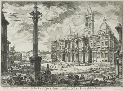 Giovanni Battista Piranesi Etching 'Santa Maria Maggiore', 3rd State c.1750 (1 of 5) Giovanni Battista Piranesi Etching 'Santa Maria Maggiore', 3rd State c.1750 (1 of 5)