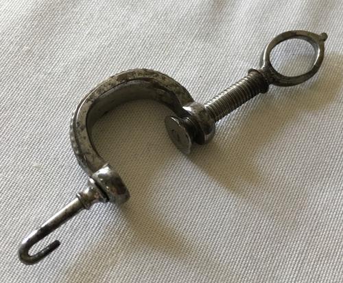 Steel Sewing Clamp - Regency Period (1 of 3) Steel Sewing Clamp - Regency Period (1 of 3)