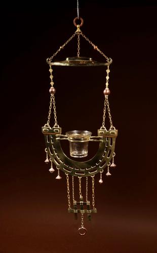 Dutch, Arts & Crafts, Very Stylish Copper & Brass Oil Lamp (1 of 12) Dutch, Arts & Crafts, Very Stylish Copper & Brass Oil Lamp (1 of 12)