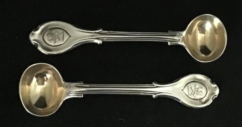 Silver Condiment Spoons (1 of 4) Silver Condiment Spoons (1 of 4)