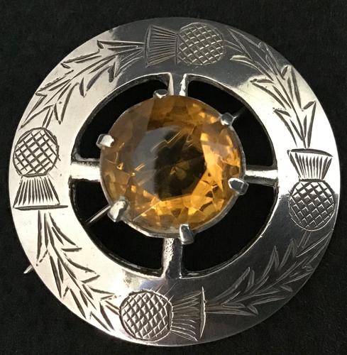 Robert Allison Silver & Agate Brooch (1 of 3) Robert Allison Silver & Agate Brooch (1 of 3)