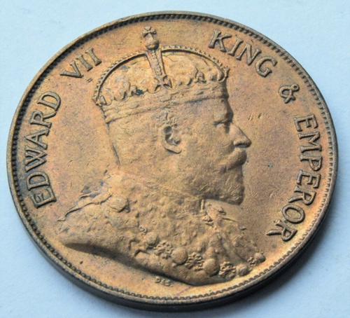 1905 Hong Kong King Edward VII 1 Cent High Grade Coin (1 of 2)