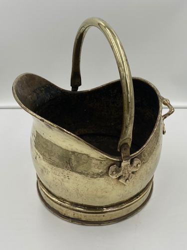 Antique Brass Coal Scuttle (1 of 6)