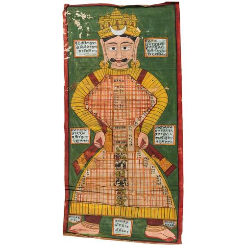 Jain Painted Cloth Hanging, Western India,  Late 19th Century (1 of 1)