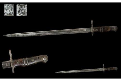 Ww1 World War 1 Us Model 1917 Enfield Bayonet 'British Pattern' 1917 (1 of 1) Ww1 World War 1 Us Model 1917 Enfield Bayonet 'British Pattern' 1917 (1 of 1)