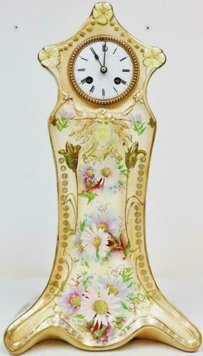 Rare Antique French 8 Day Hand Painted Vintage Sevres Porcelain Mantel Clock (1 of 11) Rare Antique French 8 Day Hand Painted Vintage Sevres Porcelain Mantel Clock (1 of 11)