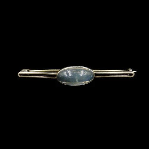 Antique Victorian Moonstone Sterling Silver Bar Brooch Pin (1 of 8) Antique Victorian Moonstone Sterling Silver Bar Brooch Pin (1 of 8)