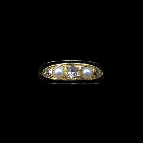 Antique Victorian Black Enamel Diamond & Pearl 18ct Gold Mourning Ring Band (1 of 10) Antique Victorian Black Enamel Diamond & Pearl 18ct Gold Mourning Ring Band (1 of 10)