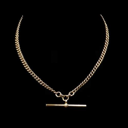 Antique 9ct 9K Gold Short Albert Watch Chain Necklace (1 of 9) Antique 9ct 9K Gold Short Albert Watch Chain Necklace (1 of 9)