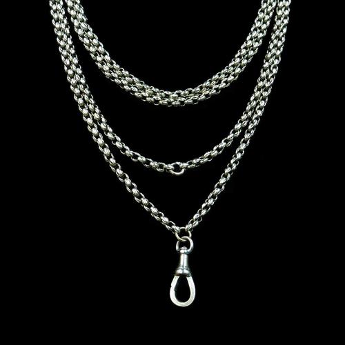 Antique Victorian 9ct 9K Gold Heavy Belcher Guard Muff Chain Necklace (1 of 10) Antique Victorian 9ct 9K Gold Heavy Belcher Guard Muff Chain Necklace (1 of 10)