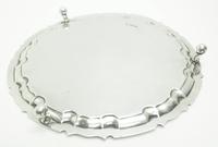English Antique Solid Silver Tray, Super Design Fresh & Clean c.1914 (4 of 7) English Antique Solid Silver Tray, Super Design Fresh & Clean c.1914 (4 of 7)