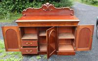 1900's Large Carved Mahogany 3 Door Sideboard with Back (2 of 4) 1900's Large Carved Mahogany 3 Door Sideboard with Back (2 of 4)