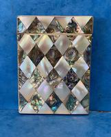 Victorian Abalone & Mother of Pearl Card Case (2 of 15) Victorian Abalone & Mother of Pearl Card Case (2 of 15)