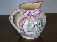 19th Century Sunderland Pink Lustre Jug Sailors Farewell (6 of 9) 19th Century Sunderland Pink Lustre Jug Sailors Farewell (6 of 9)