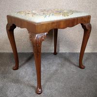 Carved Mahogany Cabriole Leg Stool In The Queen Anne Style (9 of 9) Carved Mahogany Cabriole Leg Stool In The Queen Anne Style (9 of 9)