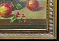 Original Vintage Still Life of Fruit & Flowers - 'Tom Caspers' 20thc British (4 of 12) Original Vintage Still Life of Fruit & Flowers - 'Tom Caspers' 20thc British (4 of 12)