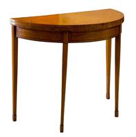 Pair of George III Style Satinwood Card Tables (11 of 15) Pair of George III Style Satinwood Card Tables (11 of 15)