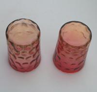 Good Dimpled Amberina Cranberry Lemonade Set 19th Century (10 of 10) Good Dimpled Amberina Cranberry Lemonade Set 19th Century (10 of 10)