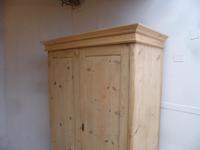 Large Antique Pine 2 Door 2 Drawer Knockdown Wardrobe to wax / paint (2 of 10) Large Antique Pine 2 Door 2 Drawer Knockdown Wardrobe to wax / paint (2 of 10)