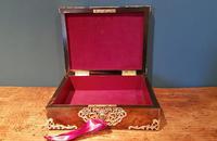Superb Antique Figured Walnut Jewellery Box (4 of 6) Superb Antique Figured Walnut Jewellery Box (4 of 6)