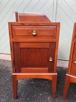 Unusual Pair of Walnut Bedside Cabinet (2 of 13) Unusual Pair of Walnut Bedside Cabinet (2 of 13)