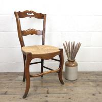 Set of Four Antique French Fruitwood Dining Chairs (2 of 9) Set of Four Antique French Fruitwood Dining Chairs (2 of 9)