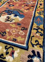 Antique Chinese Ningxia Rug 1.59m x 0.74m (5 of 9) Antique Chinese Ningxia Rug 1.59m x 0.74m (5 of 9)