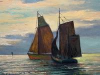 Andries Debeuf Flemish, Stunning Large Moonlit Seascape Oil Painting (9 of 13) Andries Debeuf Flemish, Stunning Large Moonlit Seascape Oil Painting (9 of 13)