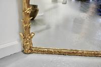 Large Elaborate French Rococo Gilt Console Mirror Decorated with Leaves & Birds (4 of 8) Large Elaborate French Rococo Gilt Console Mirror Decorated with Leaves & Birds (4 of 8)