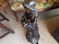 A Victorian Heavy Bronze Girl with Goose (7 of 10) A Victorian Heavy Bronze Girl with Goose (7 of 10)