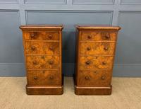 Pair of Burr Walnut Bedside Chest by Heal and Son (12 of 16) Pair of Burr Walnut Bedside Chest by Heal and Son (12 of 16)