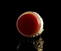 Antique Victorian 9ct Gold Carnelian Seal Fob (8 of 13) Antique Victorian 9ct Gold Carnelian Seal Fob (8 of 13)