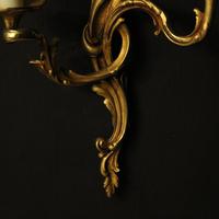 French Pair Of Gilded Bronze Antique Wall Lights (4 of 10) French Pair Of Gilded Bronze Antique Wall Lights (4 of 10)