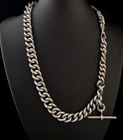Antique Silver Albert Watch Chain, Heavy (8 of 13) Antique Silver Albert Watch Chain, Heavy (8 of 13)