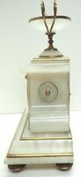 Fine French 8-Day Mantel Clock Alabaster Clock with Ormolu Mounts Striking A Bell (2 of 10) Fine French 8-Day Mantel Clock Alabaster Clock with Ormolu Mounts Striking A Bell (2 of 10)