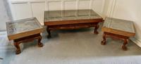 Indian Teak Coffee Table & Side Table Set Carved with Elephants (3 of 11) Indian Teak Coffee Table & Side Table Set Carved with Elephants (3 of 11)