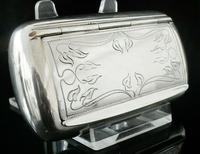 Immaculate Swedish Silver Snuff Box, Guldsmedsaktiebolaget Stockholm 1930