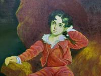 After: Sir Thomas Lawrence 'The Red Boy' Large Portrait Oil Painting (6 of 10) After: Sir Thomas Lawrence 'The Red Boy' Large Portrait Oil Painting (6 of 10)