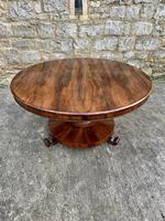 English Regency Rosewood Round Centre Table (3 of 7) English Regency Rosewood Round Centre Table (3 of 7)