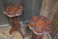 Decorative Pair of Indian Table Stands (3 of 6) Decorative Pair of Indian Table Stands (3 of 6)