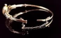 Antique Victorian Citrine & Pearl Bangle, 9ct Gold (13 of 14) Antique Victorian Citrine & Pearl Bangle, 9ct Gold (13 of 14)