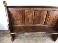 Antique Victorian Pitch Pine Curved Back Pew or Settle (13 of 16) Antique Victorian Pitch Pine Curved Back Pew or Settle (13 of 16)
