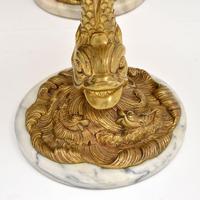 Pair of Antique Marble & Brass Side Tables (5 of 12) Pair of Antique Marble & Brass Side Tables (5 of 12)