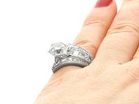 3.24ct Diamond & Platinum Cocktail Ring - Art Deco c.1935 (9 of 9) 3.24ct Diamond & Platinum Cocktail Ring - Art Deco c.1935 (9 of 9)