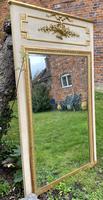 French Painted & Gilded Trumeau Mirror (6 of 6) French Painted & Gilded Trumeau Mirror (6 of 6)