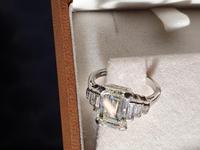 Vintage Deco Design 2.81 Carat Emerald Cut Diamond & Platinum Ring (3 of 10) Vintage Deco Design 2.81 Carat Emerald Cut Diamond & Platinum Ring (3 of 10)