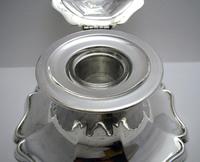 Superb Large 1915 Solid Sterling Silver Antique Capstan Inkwell, Martin Hall & Co. English Hallmarked (11 of 12) Superb Large 1915 Solid Sterling Silver Antique Capstan Inkwell, Martin Hall & Co. English Hallmarked (11 of 12)