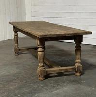 Nice Large Bleached Oak Farmhouse Dining Table With Extensions (23 of 35) Nice Large Bleached Oak Farmhouse Dining Table With Extensions (23 of 35)