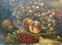 Small Original 19th Century Fruit Still Life Oil on Copper Painting (4 of 12) Small Original 19th Century Fruit Still Life Oil on Copper Painting (4 of 12)